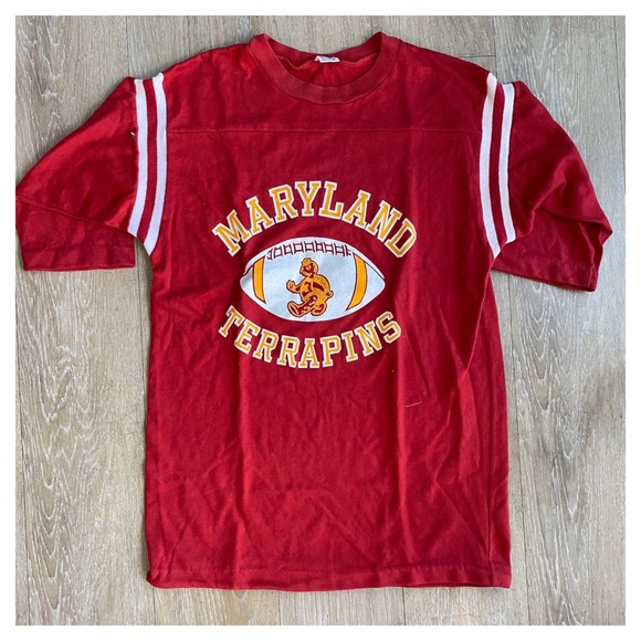 🐢Retro 70'sUniversity of Maryland Stadium Sweater - Picture 7 of 8